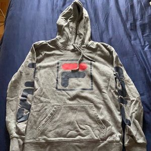 Fila print hoodie
